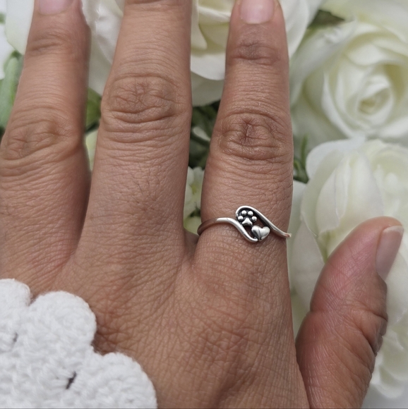 PET LOVER STERLING SILVER RING - Picture 3 of 6